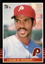 1985 Donruss Charlie Hudson 103 Baseball Cards #355