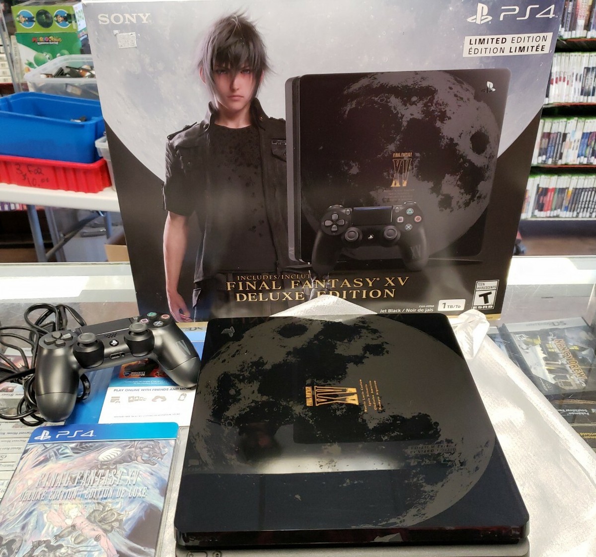 PlayStation4 - PS4 1TB ファイナルファンタジー エディション Buy Sony PlayStation 4 Slim - Final Fantasy XV Luna Edition