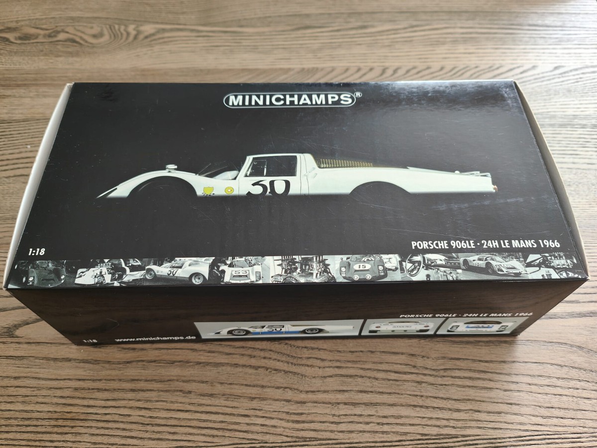 ポルシェ 906LE ル・マン 24時間 1966 1/18 ミニチャンプス Minichamps 1/18 Scale 100 666132 - 1966 Porsche 906 24 Le