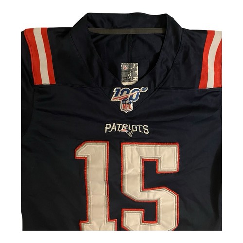New England Patriots S Harry 15 Nike Football NFL Jersey Men's - Picture 6 of 12