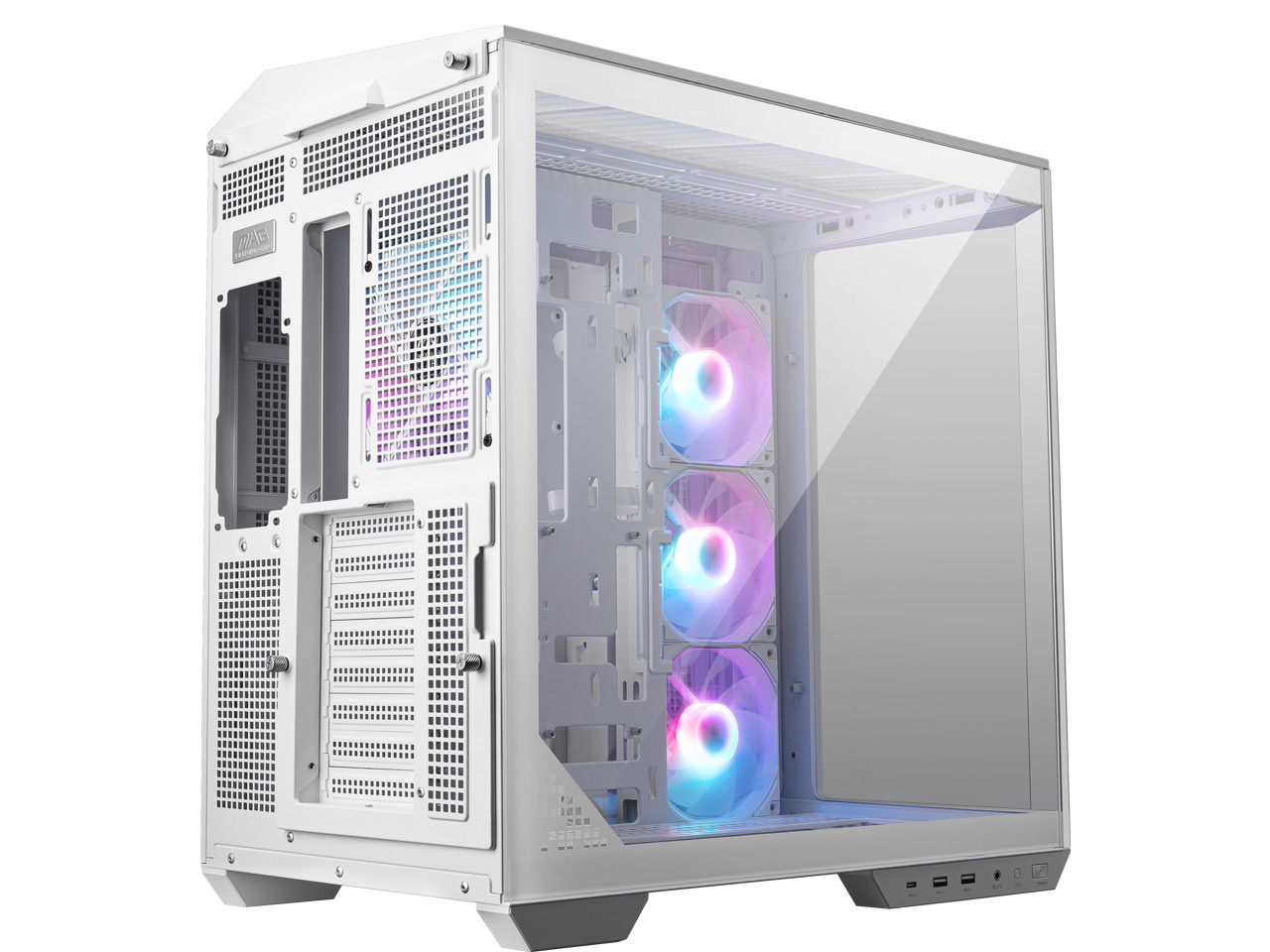 Игровой корпус MSI MAG PANO 100R PZ White Project Zero Mid Tower ATX закаленное стекло