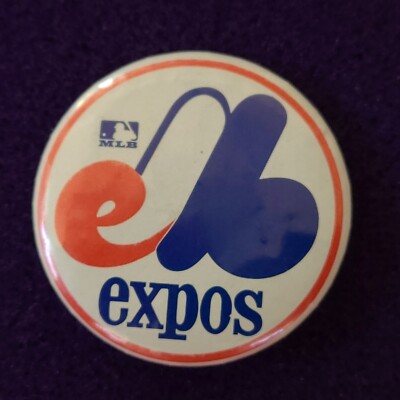 Vintage WinCraft Montreal Expos MLB Baseball Team Logo Pinback Pin Button 1.75in