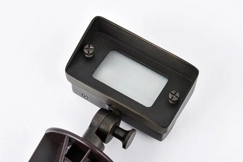 Elitco Outdoor 12V Cast Brass Flood Light 2Inch L X 4Inch W X 6Inch H Dark Bronz - Picture 4 of 8