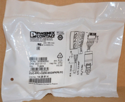 Phoenix Contact 1425514 Power-Steckverbinder CUC-PPC-C2ZNI-SX/24FKP5:FC NEU OVP