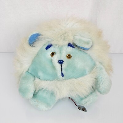 Vintage 1980s Animal Fair Chubbles Chiggles Plush Toy Blue Plush
