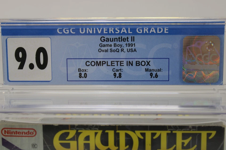 Gauntlet II Nintendo Game Boy 1991 CIB CGC Graded 9.0 w/ 9.8 Cart! - Image 4 of 4