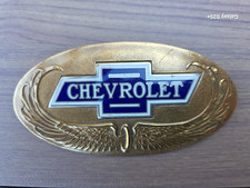 1928 Chevy Chevrolet Radiator Emblem With Bronze Back Plate Bowtie
