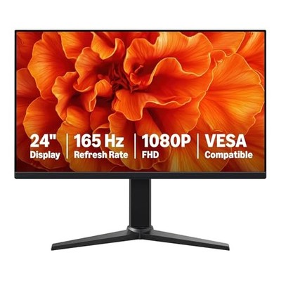 AMAZON BASICS 24'' (23.8'' Viewable) FHD 1080P 165Hz VESA 24M2020GNA - BLACK
