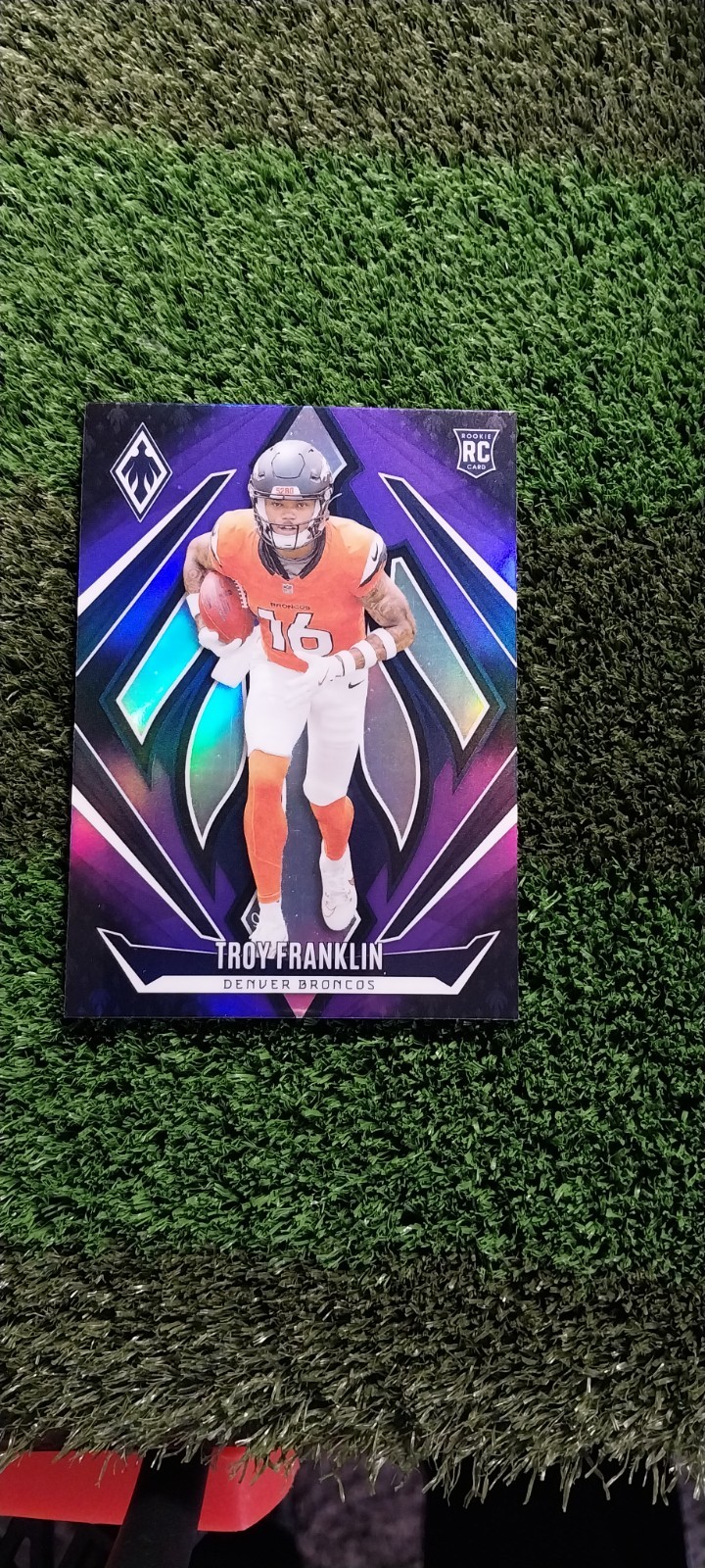 2024 Panini Phoenix - Rookies Troy Franklin #244 Purple (RC)