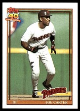 Joe Carter 1991 Topps #120 San Diego Padres MLB READ FREE SHIPPING AutographDen