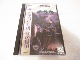 BATMAN FOREVER: THE ARCADE GAME SEGA SATURN COMPLETE CIB w/ REGISTRATION CARD