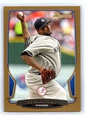 CC Sabathia 2013 Bowman GOLD #5 New York Yankees
