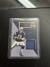 2002 Fleer Flair Jersey Heights Drew Bledsoe Game Worn Jersey Relic Bills