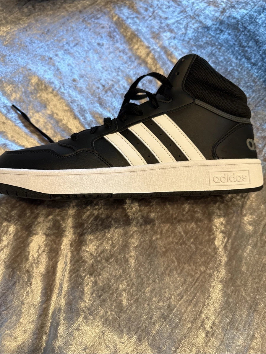 Adidas Hoops 3.0 Mid Black Grey for sale | eBay display picture 2