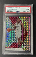 2019 Panini Mosaic Kawhi Leonard PSA 9 Los Angeles Clippers 
