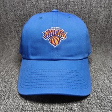 Mitchell & Ness New York Knicks Blue Strapback Cap NBA Curved Brim