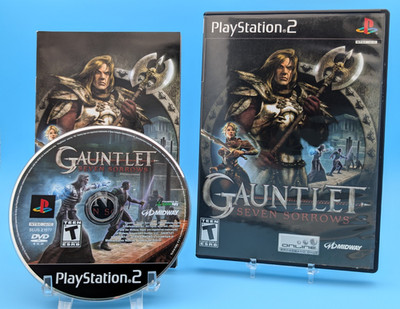 Gauntlet: Seven Sorrows (Sony PlayStation 2, 2005) Complete with Manual - Tested