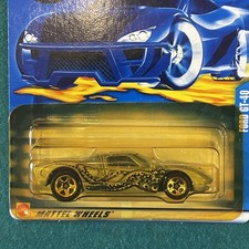 2002 Hot Wheels Collector #238 FORD GT-40 Lt Blue w/Chrome 5 Sp 1:64.