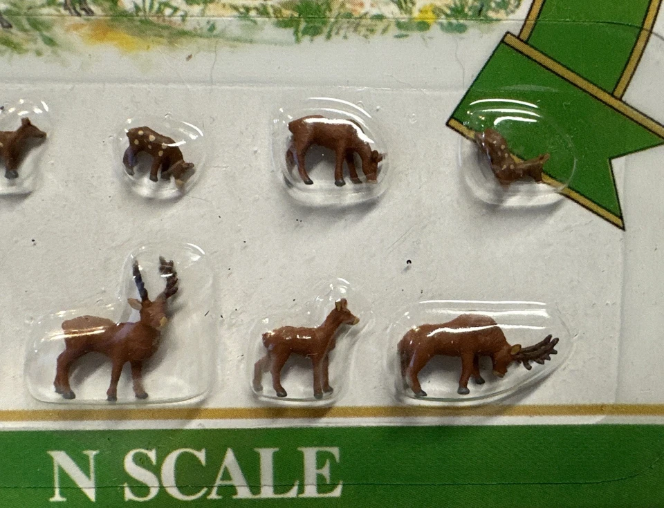 Model Power N Scale Deer Figures #1348 - Image 3 of 4