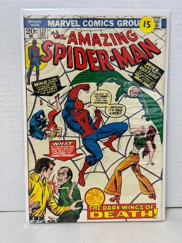 The Amazing Spider-Man #127 (Marvel Comics December 1973) Vulture, FN