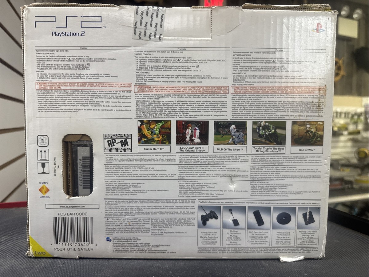 Buy Sony PlayStation 2 Slim Launch Edition Charcoal Black Console