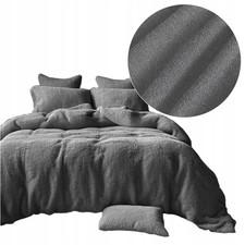 Bettwäsche Frottee 160x200 cm warm Hochglanz Baumwolle+polyester Wahl Farbe