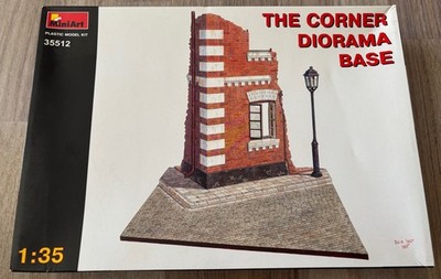 Miniart The Corner Diorama Base 1/35 Model Kit 35521, New Old Stock