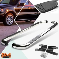 For 04-08 Ford F150 Extended/Super Cab 3"Side Step Nerf Bar Running Board Chrome
