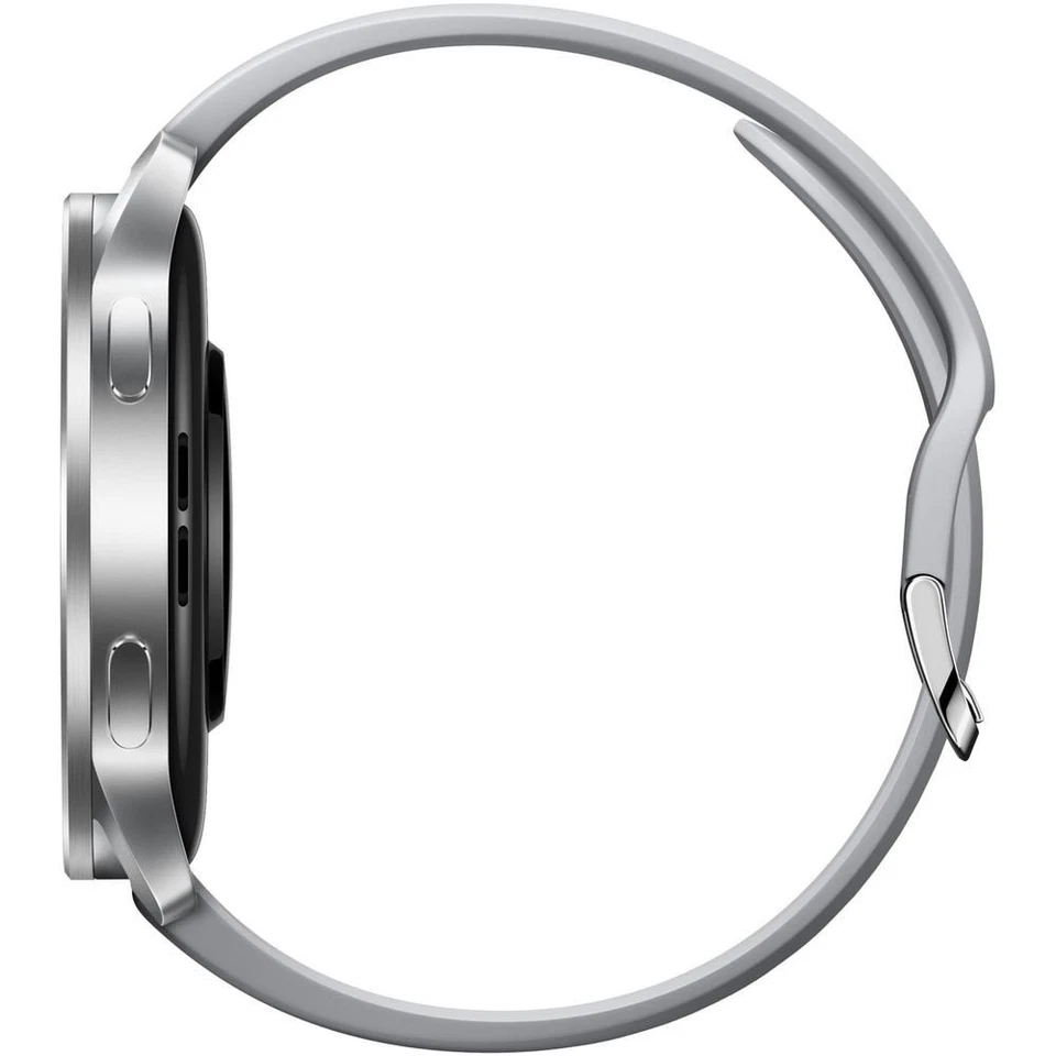 Xiaomi Watch S3 Smartwatch Silver (22 mm) Fluorkautschuk, Foto 4 von 5