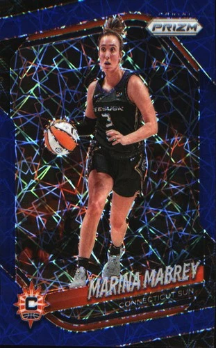 2025 Panini Prizm WNBA Blue Velocity Prizms #18 Marina Mabrey