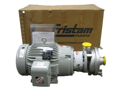 2'' Fristam FZX2150 SS Liquid Ring Centrifugal Pump 7.5 HP Motor NEW Z56