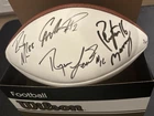 New ListingPeyton Manning Moss Woodson Draft Signed Football Goldin COA Ltd 5/97 Multi Auto