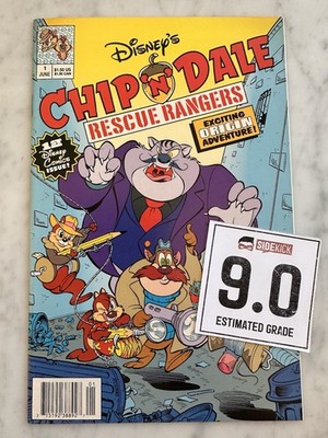 Chip 'n' Dale: Rescue Rangers #1 Newsstand 9.0 - Buy 5 for Free Ship! (1990) WN