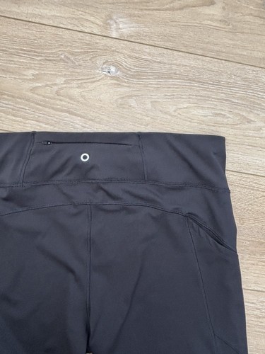 Marks And Spencer M&S Good Move Cropped 3/4 Black Leggings Size 20 Pocket - Picture 5 of 5