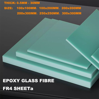 Epoxy Glass Fibre Sheet FR4 Glassfibre Plate 0.5mm - 30mm Thick Green