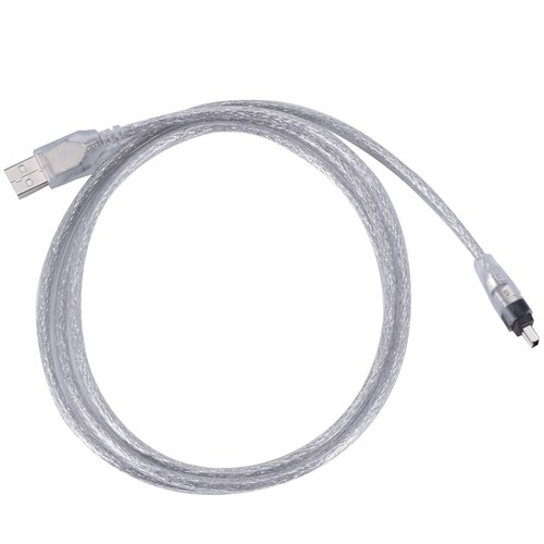 1.5M USB Zu IEEE 1394 4 Pin Firewire DV Adapterkabel Konverter FÜR PC Kamer6629