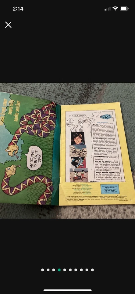 WEEKLY READER SUPERMAG - 1982 Volume 6 #9 -- CLARK BRANDON, "MR. MERLIN" & MORE - Image 3 of 4