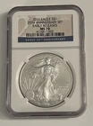 2011 Silver Eagle Dollar $1 - 25th Anniversary Set Early Releases - NGC MS 70