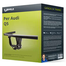Gancio traino adatto per Audi Q5 Tipo 8R fisso Imiola Hak-Pol NUOVO