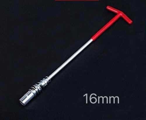 Chiave A T Estraibile Per Candela Accensione Moto Auto 16mm awe