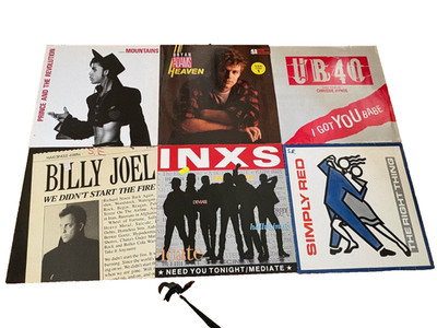Konvolut  6 Maxi Singles 12'' Prince UB40 INXS Bryan Adams Simply Red Billy Joel