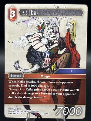 Final Fantasy TCG - Kefka - 23-004R - Hidden Trials