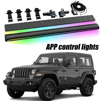 Deployable Electric Running Board Side Step Fits 2dr Jeep Wrangler JL 2018-2026