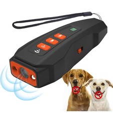 Dog Bark Deterrent Devices 3 in 1 Anti Barking Device for Dogs Train Dual Sensor
