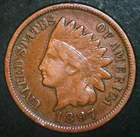1897 Indian Head Cent / Penny - Free Shipping!