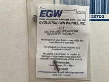 EGW 10321 Pin and Spring for Sig External Extractor