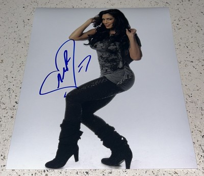 MELINA PEREZ SIGNED 8X10 PHOTO WWE WRESTLING WWF DIVAS AUTOGRAPH | eBay