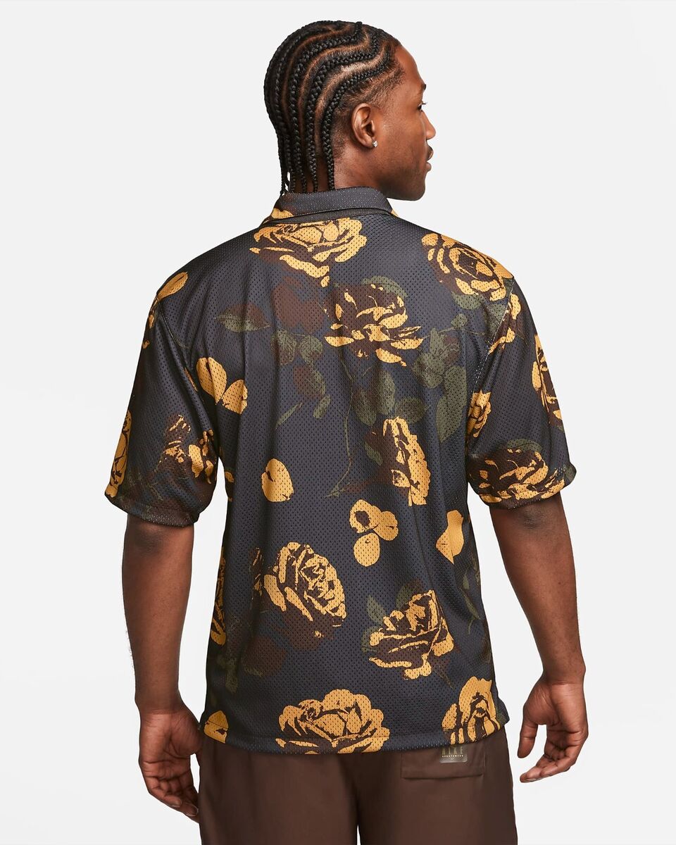 🆕 NIKE Men's Dri-FIT 'Rose City' Button-up Mesh Shirt 🆕 NIKE Men's Dri-FIT 'Rose City' Button-up Mesh Shirt