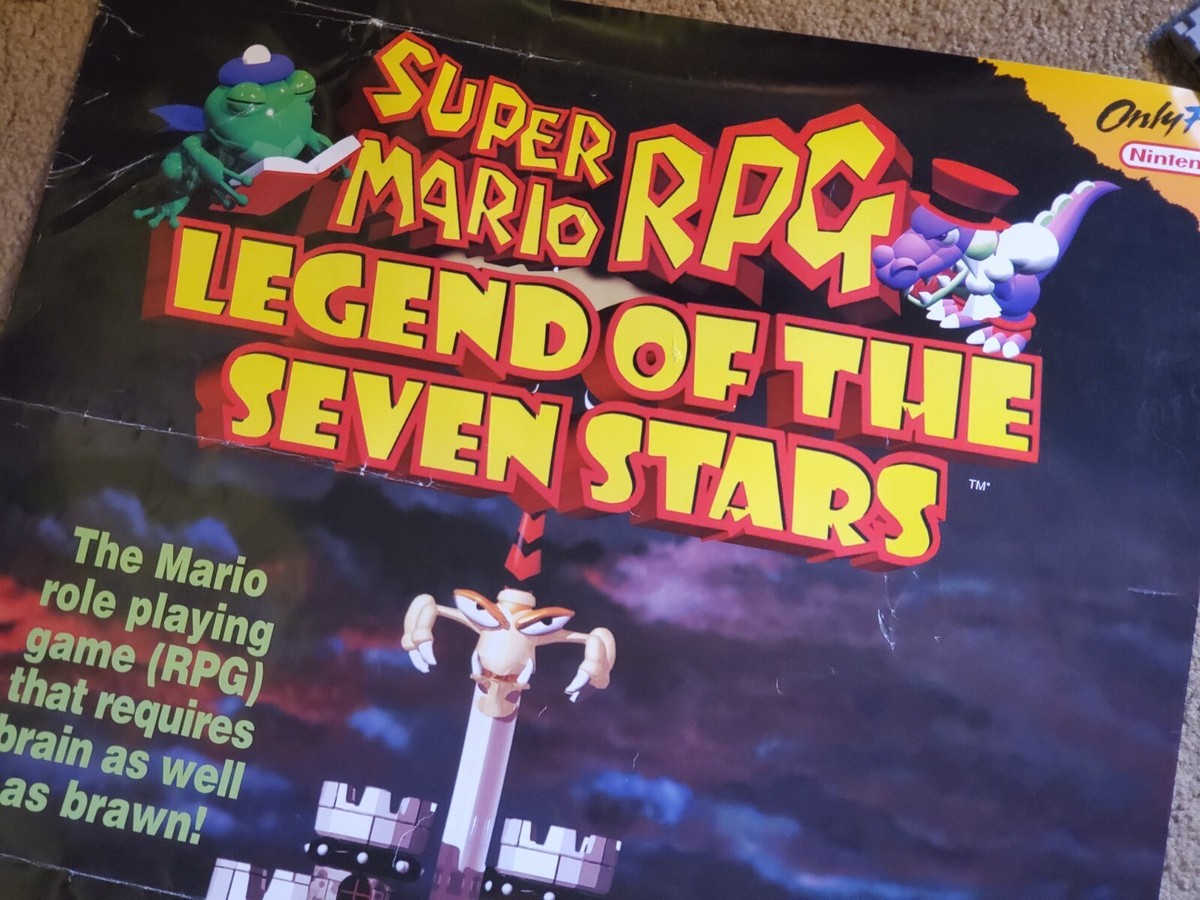 スーパーマリオRPG B2ポスター スーパーマリオRPG 36 x 24インチ ビデオゲームポスター - Etsy 日本