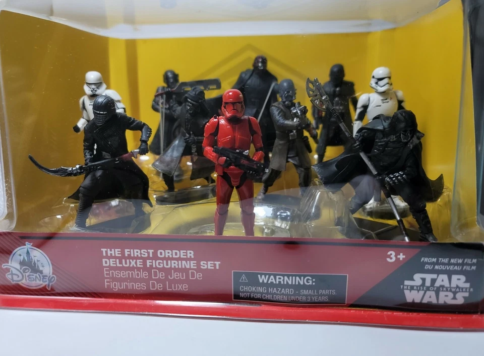 Juego de 10 figuras de lujo de Disney Star Wars The Rise of Skywalker The First Order Foto 4 de 4